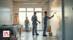 Commercial painting scheduling: Minimize business disruption